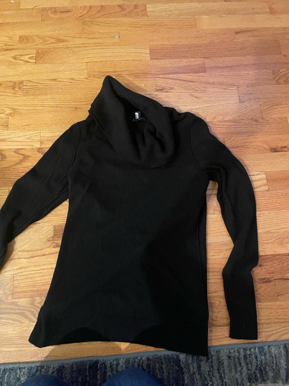 Banana Republic Black Cowl Neck Sweater